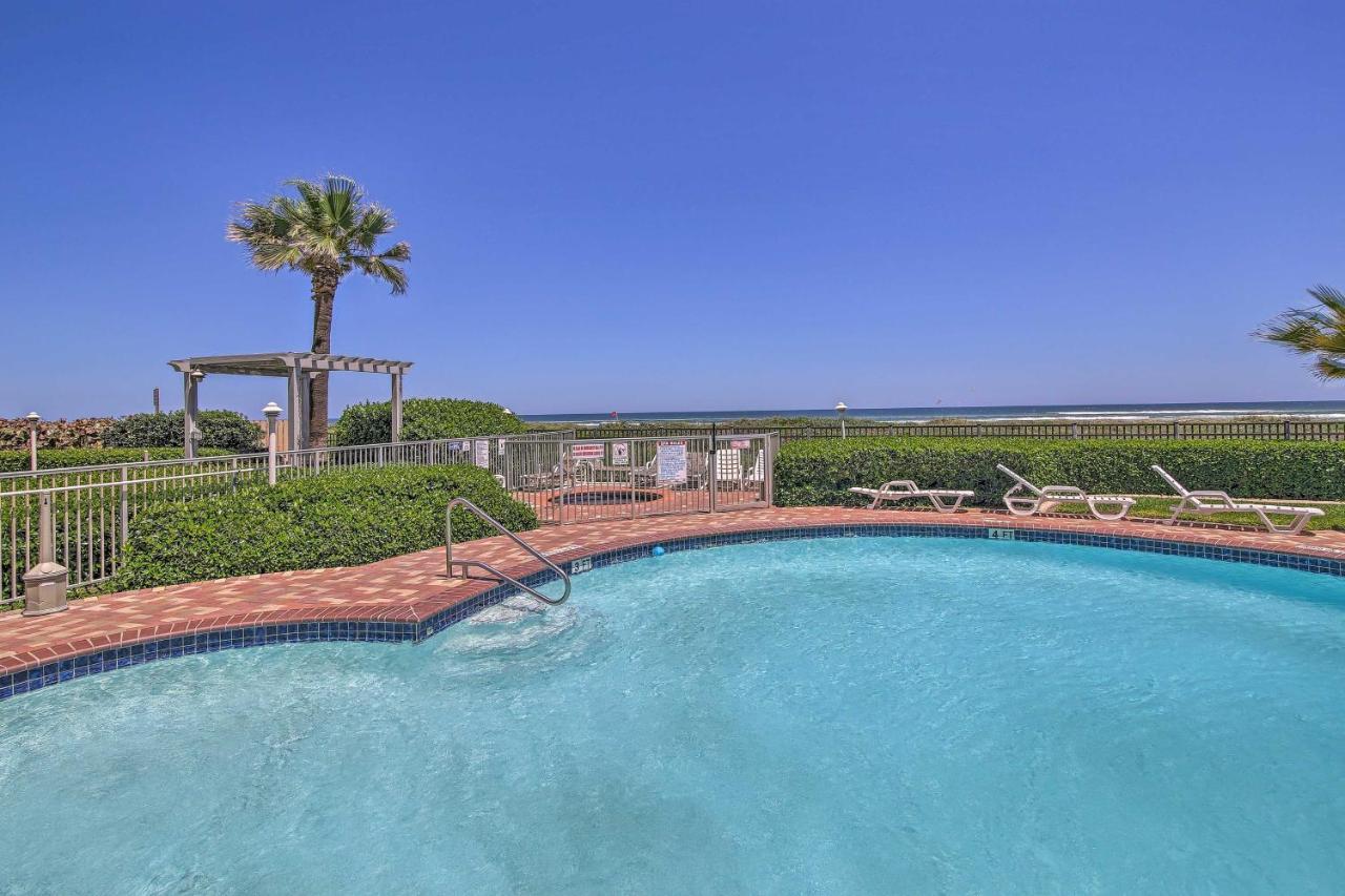 Sunny Oceanfront Condo On South Padre Island Beach Exteriér fotografie