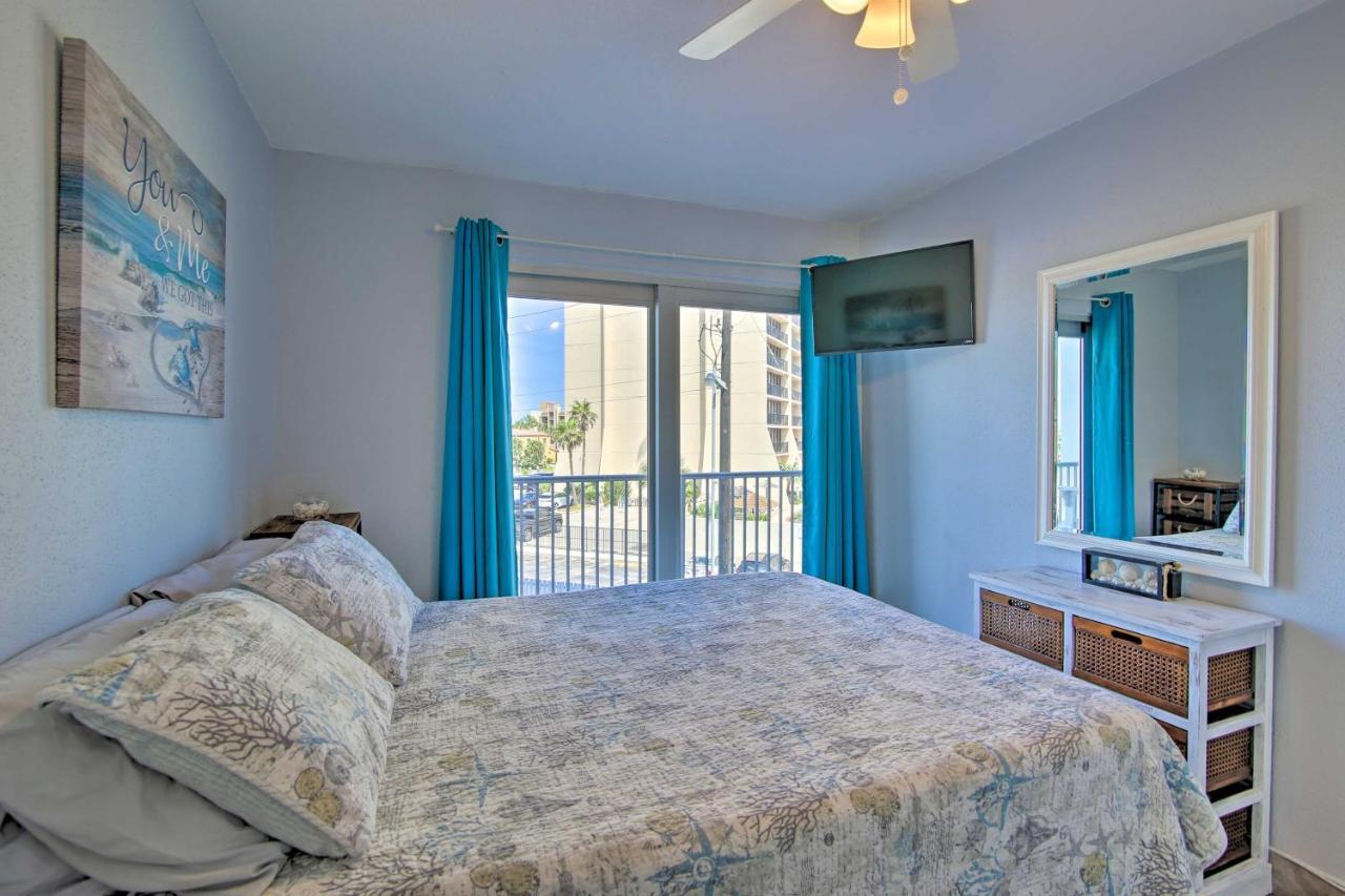 Sunny Oceanfront Condo On South Padre Island Beach Exteriér fotografie