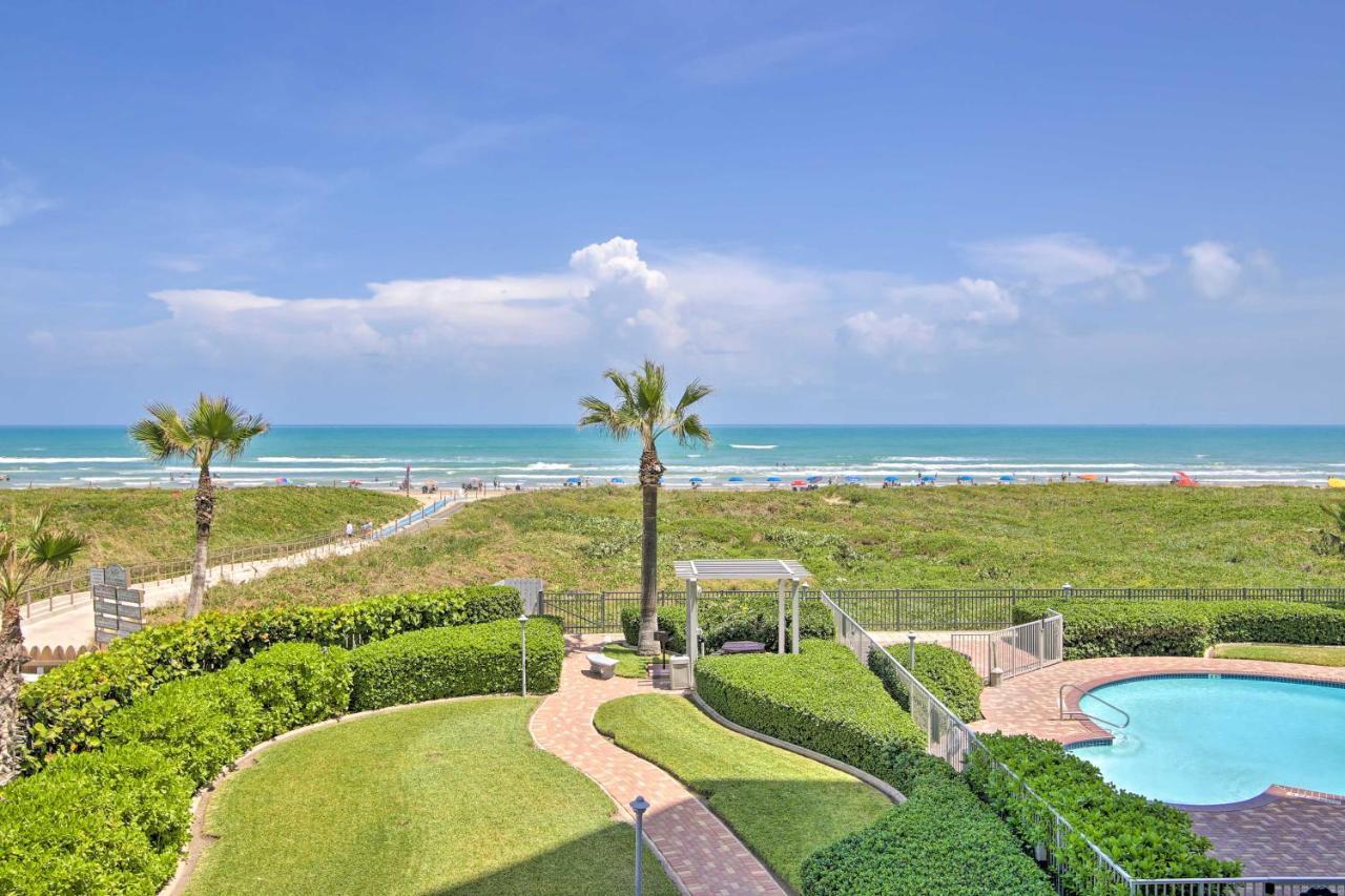 Sunny Oceanfront Condo On South Padre Island Beach Exteriér fotografie