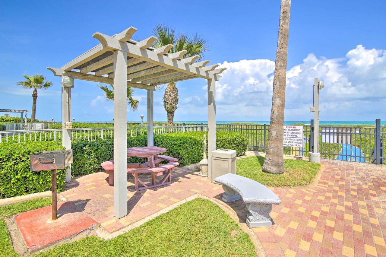 Sunny Oceanfront Condo On South Padre Island Beach Exteriér fotografie
