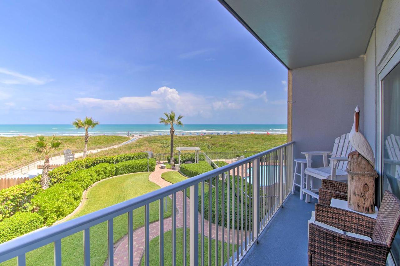Sunny Oceanfront Condo On South Padre Island Beach Exteriér fotografie